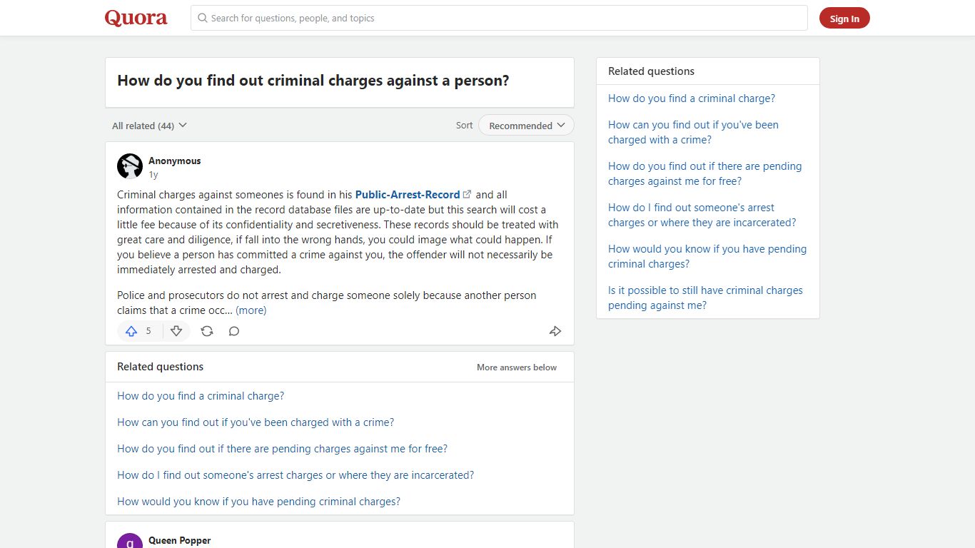 How to find out criminal charges against a person - Quora